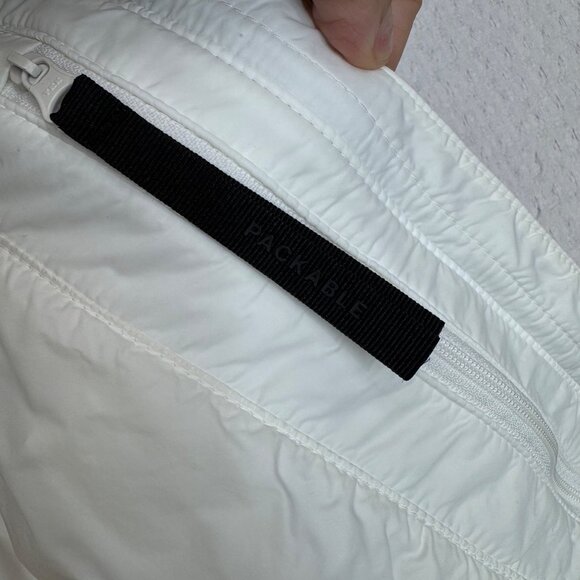 Canada Goose White Abbott Packable Puffer Winter Jacket Black Label Women SP - Picture 13 of 15